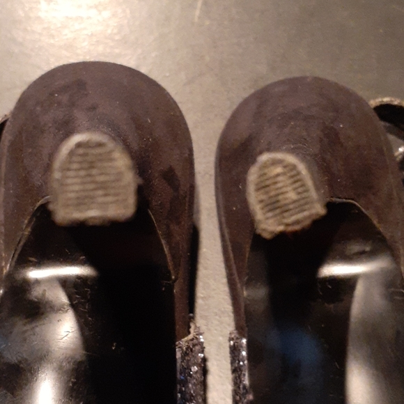 STILLETTO Platform Heels 8.5 Fergie's - Picture 12 of 16